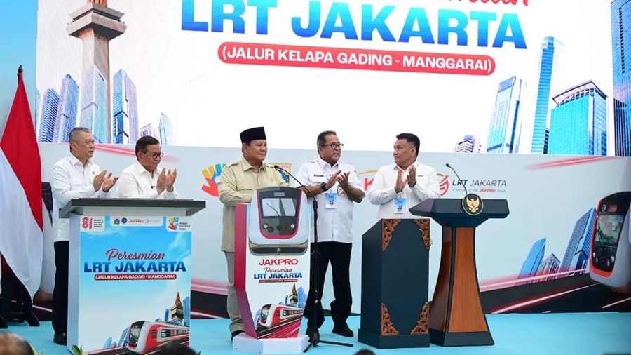 Nindya Karya Kawal Pembangunan LRT Jakarta Fase 1B hingga Siap Beroperasi